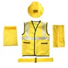 Toyvian 5pcs Construction Worker Costume, Carpenter Role Play Set for