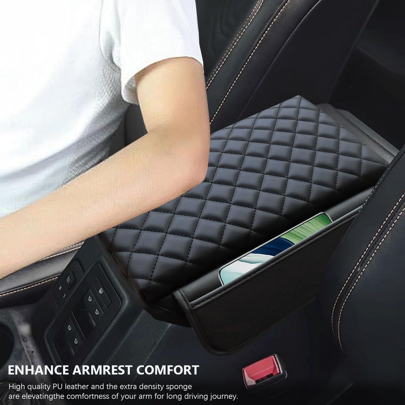 NICTSEPO Center Console Armrest Cover Compatible with Ford Bronco Accessories