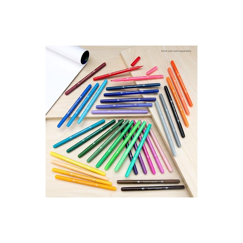 Royal and Langnickel 36 Double Ended Colour Marker Fine and