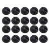 20Pcs Black Cable Management Clip Organizer Sticky Silicone Self-Adhesive Cable