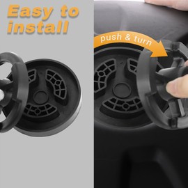 Latches Wheel Hub Cover for Freightliner Cascadia 2018+ Semi Trucks, 1pcs Includes