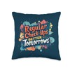 Regular Check-ups Better Tomorrows Medical Health Checkup Throw Pillow