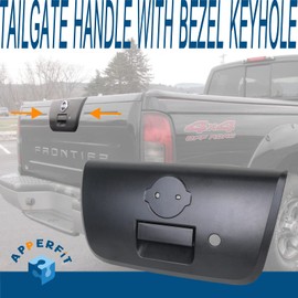 APPERFiT Tailgate Handle w/Bezel & Keyhole Compatible with Nissan Frontier 2001 2002 2003 2004 Replaces 81575 90606-8Z400