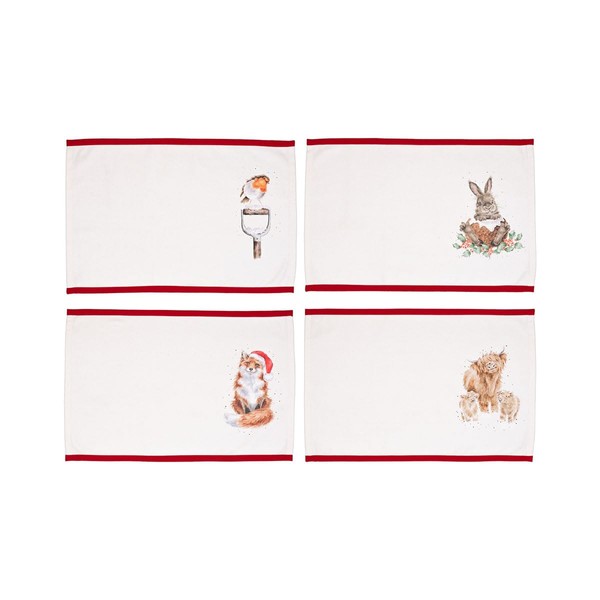 Wrendale Designs - Winter Wonderland' Christmas Animal Set of Four