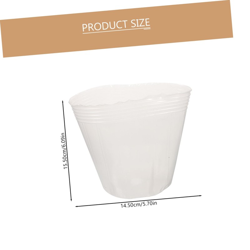 OFFSCH Flower Pot Insert Set 10 Pieces Plastic Inserts For