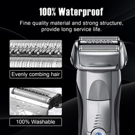 70S Series 7 Replacement Head for Braun Series 7 Foil Shaver Replacement Heads for Braun Series 7 Replacement Compatible with Series 7 Shavers 70s 720,750CC, 760CC,790CC,9565 Foil Shaver（2Pack ）