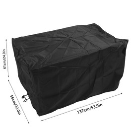 Wagon Cart Cover, Professional Folding Wagon Rain Cover Drawstring Garden Cart Cover for Outdoor Camping Garden (137 * 56 * 61cm)