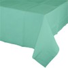 Creative Converting 12-Count Celebrations Plastic Table Covers Fresh Mint Green