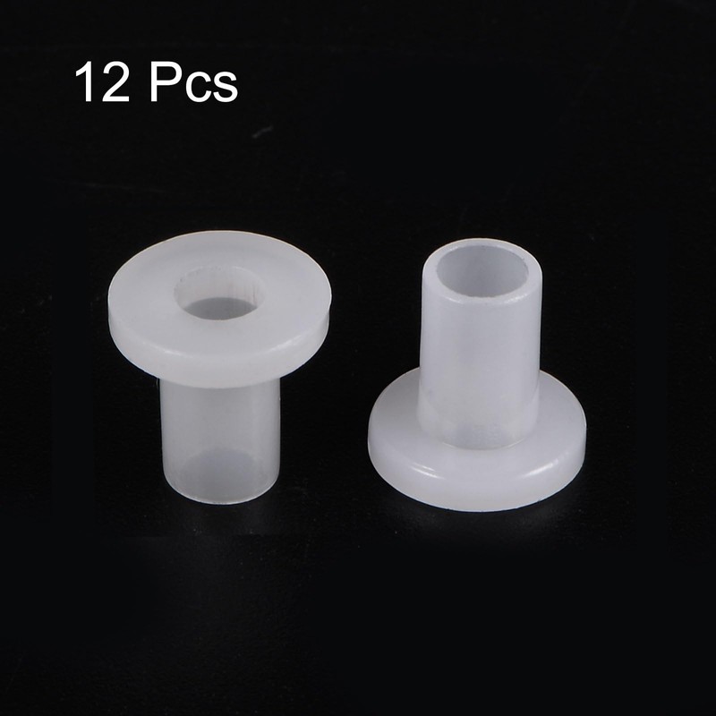 QUARKZMAN Pack of 12 Flanged Plain Bearings Plastic Bushings 4
