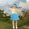 Ycfish 3 Pcs Plush Bear Ears Hairband Round Tail Tulle