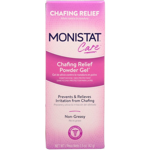 Monistat Chafing Relief Powder Gel 1.5 oz (Pack of 4)