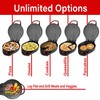 Brentwood TS-124R 12-Inch Non-Stick Pizza Maker and Grill with Timer,