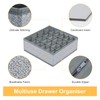 DIMJ Pack of 2 Storage Boxes, 24 Cell Drawer Organiser,