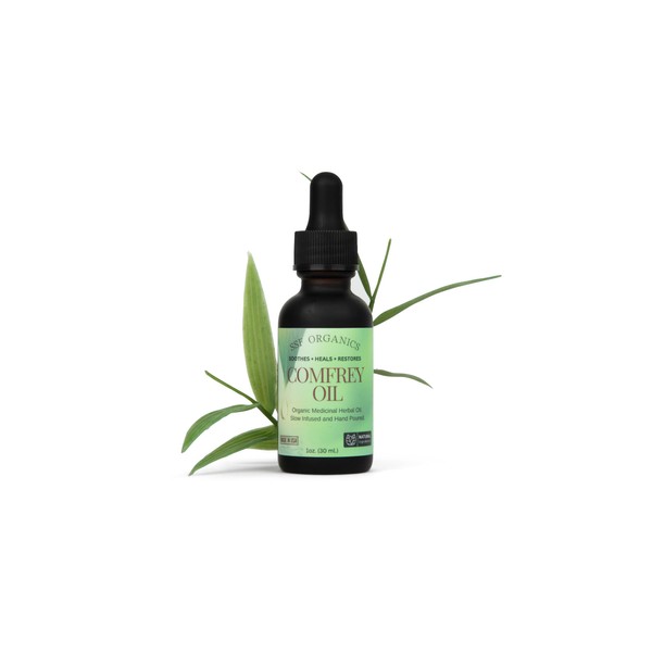SSF Organics- Healing Comfrey Oil Concentrate. Natural Therapy for Joints,