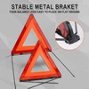 CARTMAN Foldable Warning Triangle Emergency Warning Triangle Reflector Safety Triangle