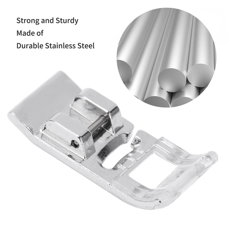 10PCS Straight Stitch Presser Foot Mini Portable Durable Stainless Steel