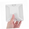 ULTECHNOVO 4 Pack White Raised Road Reflectors Emergency Driveway Markers