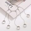 Fuqimanman2020 Punk Adjustable Chain Finger Rings Bracelet Hand Harness Layered