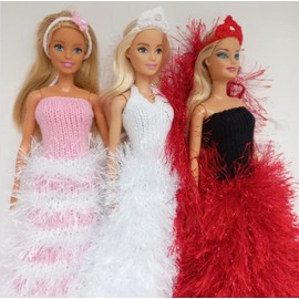 LUKCHE Lukche Eyelash Fun Fur Yarn Premium 100% Polyester 164 Yds (150 Mt), 3.53 Oz (100 Gr) Colorful Crochet Yarn D?y Hand Knitting. (Red, 1 Skein)