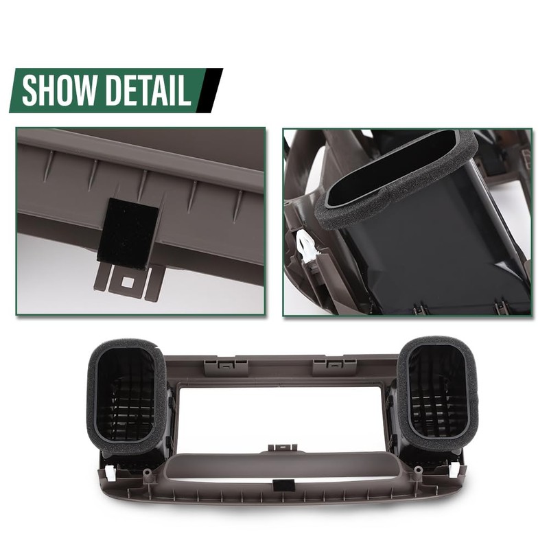 LQI Center Dash Radio Bezel AC Air Vents Upper Trim