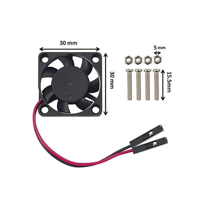 Easycargo Raspberry Pi 4 Heatsink Fan Kit for cooling Raspberry