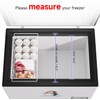 Slideep Chest Freezer Organizer Bins 16.5 Inch, Deep Upright Freezer