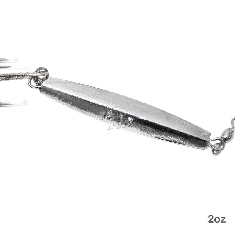 20pcs Fish WOW! 2oz Diamond Jig with a Treble Hook