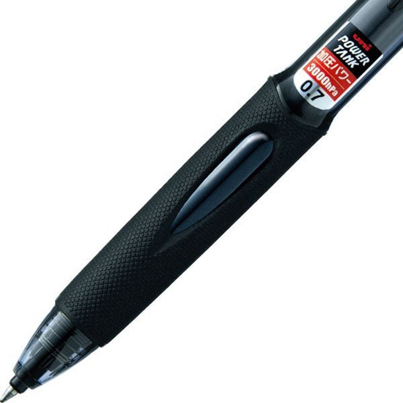 Uni Power Tank Ballpoint Pen - 0.7 mm - Black