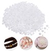 SHINEOFI Flatback Beads Resin Rhinestones Craft Pearls for Nail Art