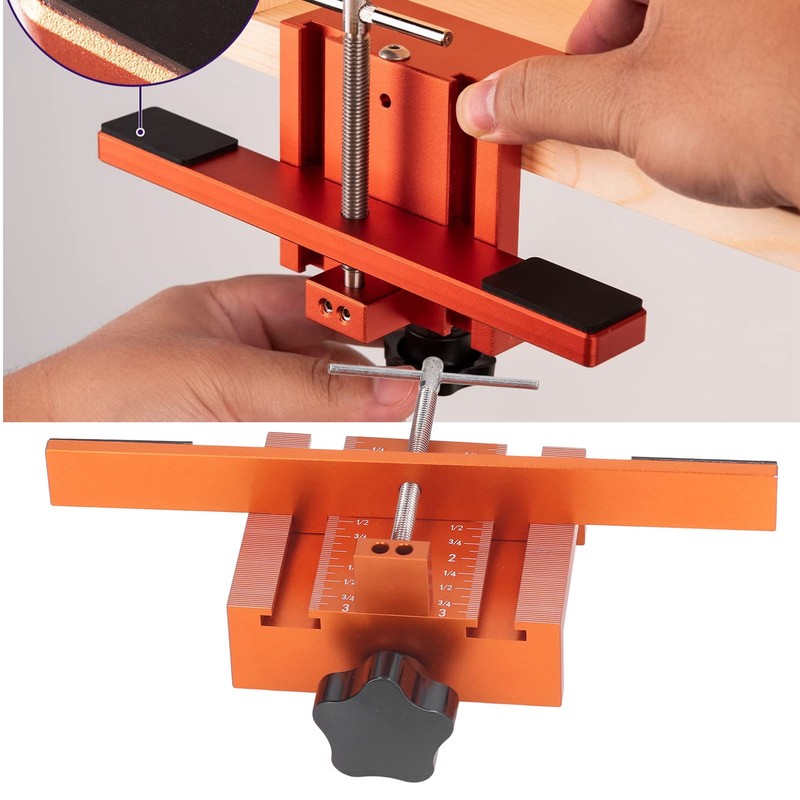 Cabinet Door Jig Aluminum Alloy Clear Scale Cabinet Door Mounting