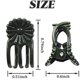GXXMEI 400PCS Orchid Clips for Plants Support - Dark Green, for Small - Middle Climbing Plants Vine Plants & Single Stem Plants