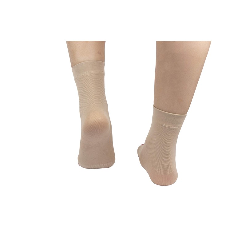 PRO 11 WELLBEING Men and Women's Compression Ankle Sleeves (Nude,