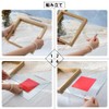 Photo Frame, Postcard Size, Double-Sided, Glass, Antique, Natural, Stylish, Pressed