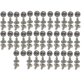 XunLiu 100pcs Modified Sheet Metal Screws Full Thread Phillips Drive Stainless Steel Self-Drilling Screws M1.7 4mm