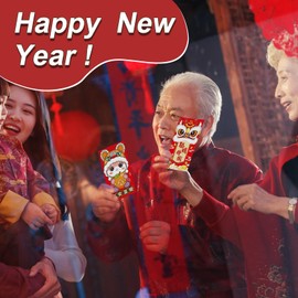 72 Pcs Chinese New Year Red Envelopes,Red Pocket Envelopes Snake, 2025 Chinese Red Packets, Lucky Money Envelopes, Lai See Packets, Hong Bao for Chinese Lunar New Year, Wedding, Birthday