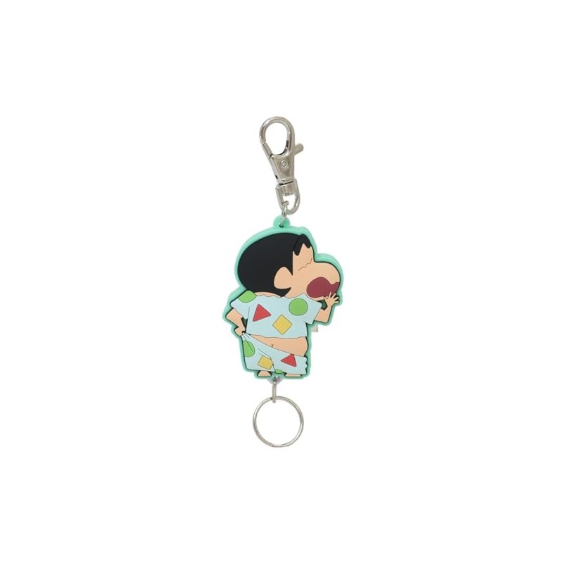 SK Japan Crayon Shin-chan Rubber Reel Key Chain Nemu