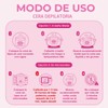 ULTRAMO Cera para Depilar - Rosa Cera Epiladora Suave