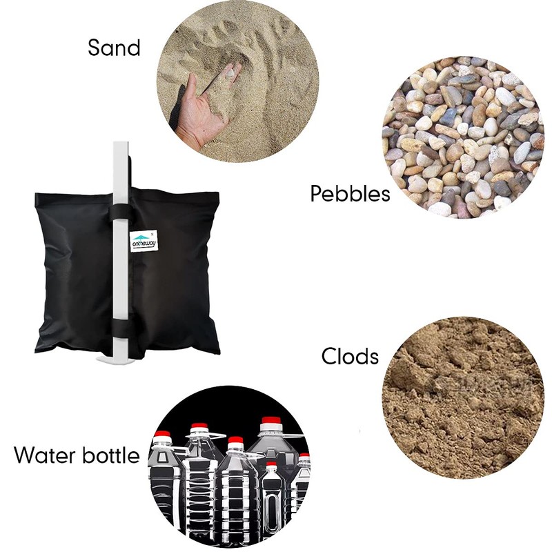 Ontheway Sand Bags for Canopy Tent, Heavy Duty Weights Sandbags,