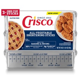 Crisco All-Vegetable Shortening Sticks, 20 Ounce, 3 Sticks