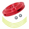 Replacement Universal Trimmer Head Red Replacement Electric for Weed Eater