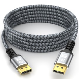 looyotul Display Port Kabel 5m 132.4GBps High-Speed,8K@60Hz,4K@144Hz
