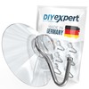 DIYexpert Suction Cup with Hooks, Made in Germany, Suction Hooks,