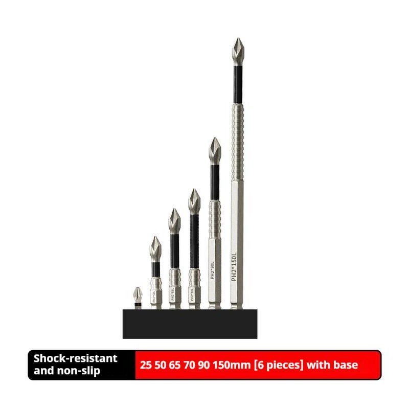 Anti-Slip PH2 Impact Driver Bit Set, Magnetic Phillips Screwdriver Bit