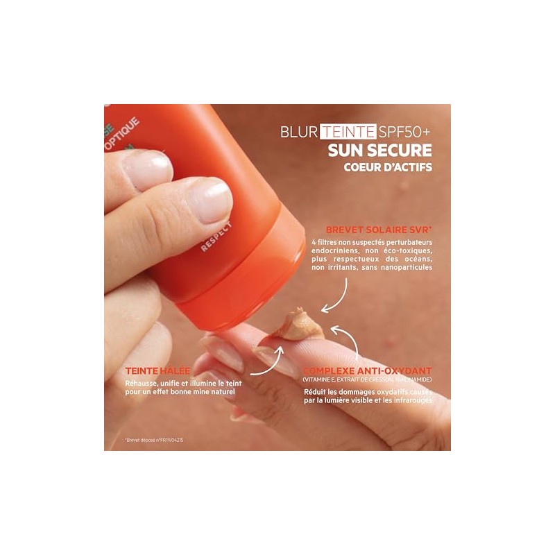SVR Sun Secure Blur Con Color FPS 50+ Protector Solar