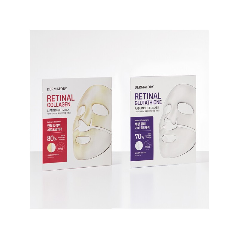 5+5 Dermatory Retinal Gel Mask 2 Types Glutathione Glow 5