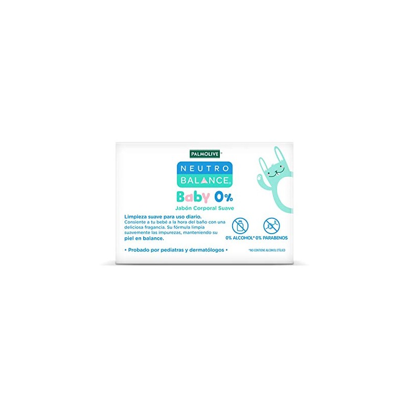 Neutro Balance Baby, Jabón en barra para bebé, 0% 90gr