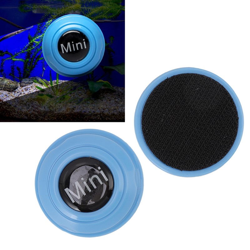 Fish Tank Magnetic Brush Round Double Sided Cleaning Prevent Scratch