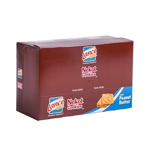 Lance Nekot Vanilla Cookie with Peanut Butter Filling 20 Count