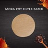 100Pcs Coffee Filter,Round Home Office Cafe Coffee Filter Paper Moka