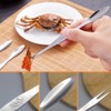 EQLEF Seafood Forks Picks, Crab and Lobster Picking Tools Stainless